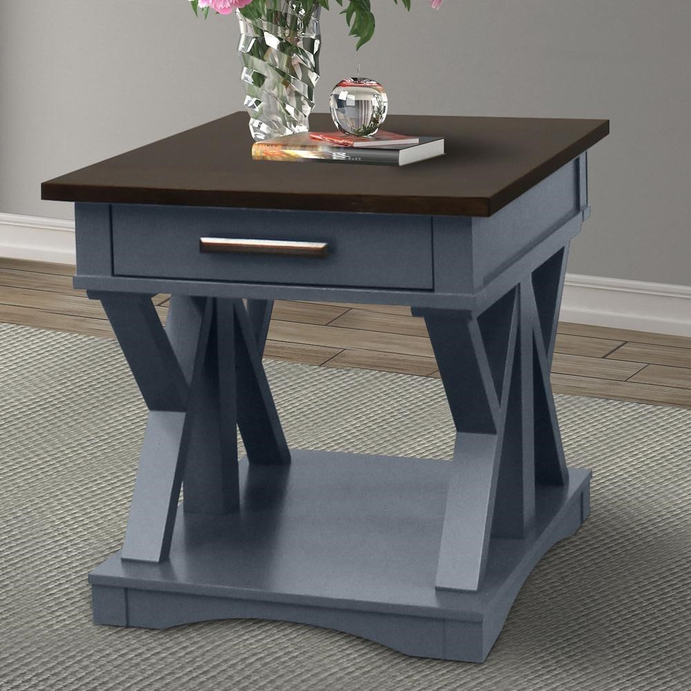 Parker House Americana Modern Farmhouse Style 1Drawer End Table